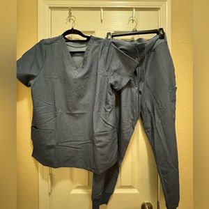 Mandala scrubs set - denim